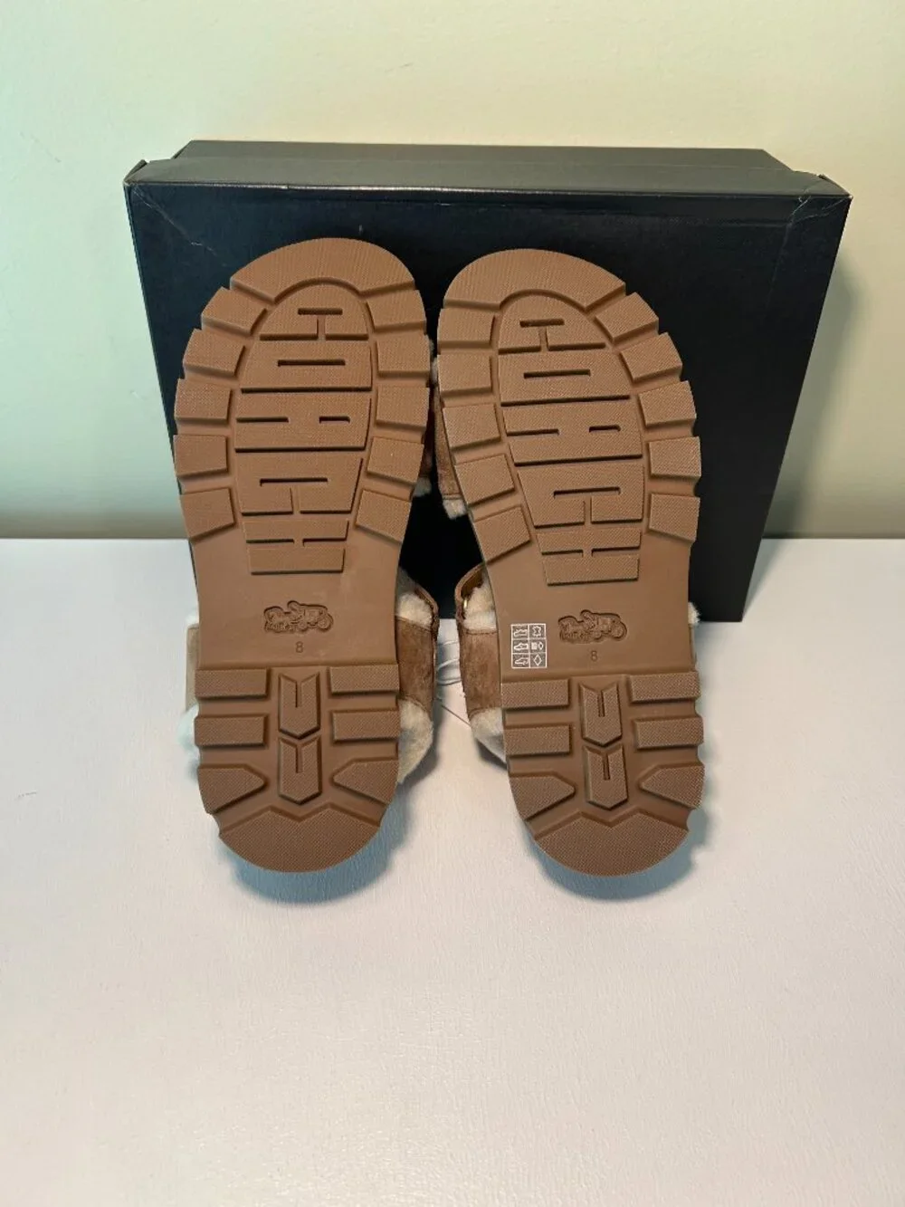 Coach Women's Brynn Shearling Sandal